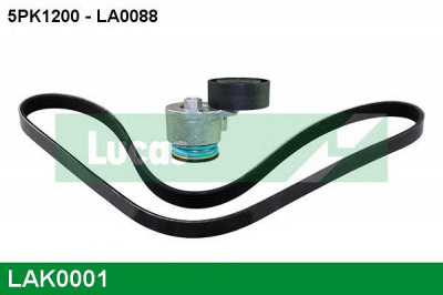LUCAS ENGINE DRIVE lak0001 -  Поликлиновой ременный комплект